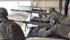 Ελεύθεροι σκοπευτές της ισραηλινής αστυνομικής μονάδας Yamam εκτελούν βολές με τυφέκια MRAD.