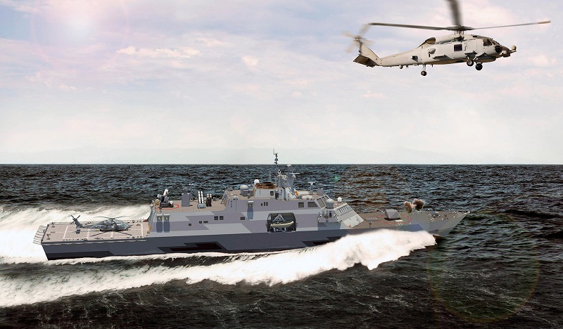 MMSC Καλλιτεχνική απεικόνιση της φρεγάτας MMSC. (Lockheed Martin)